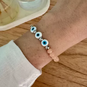 Pulsera elástica protectora beige