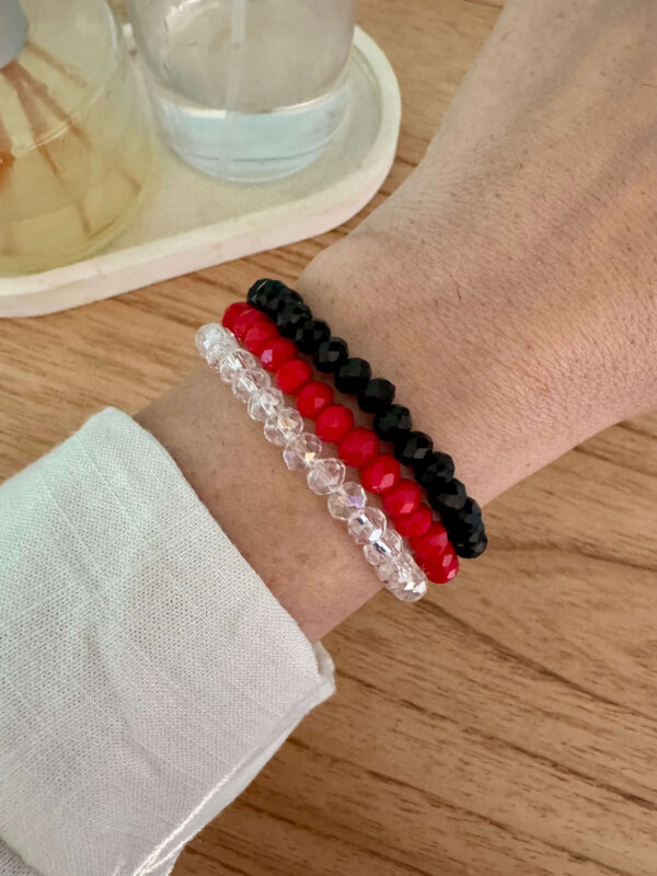 Pulsera elástica  negra - Imagen 2