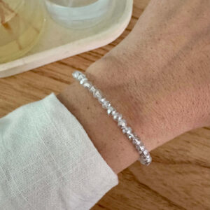 Pulsera cristales traslúcidos
