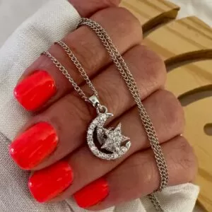 Collar con estrella giratoria 55 cm.