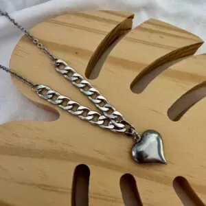 Collar corazón inflado 60 cm.