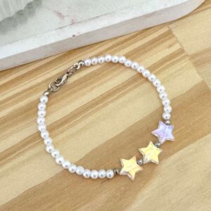 Pulsera estrellas tornasol