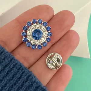 PIN escarapela con strass