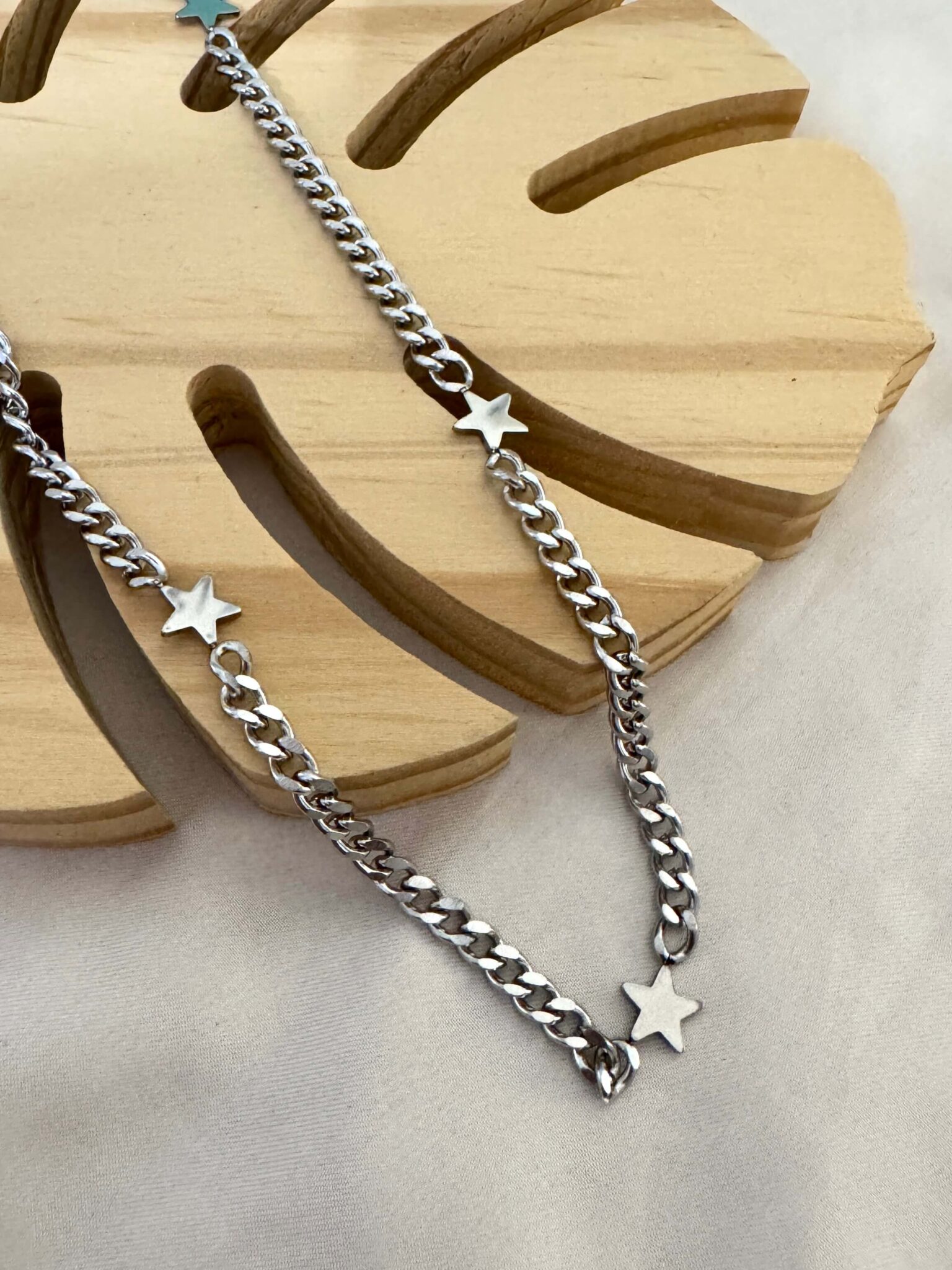 Collar grumet y estrellas 43-48 cm.