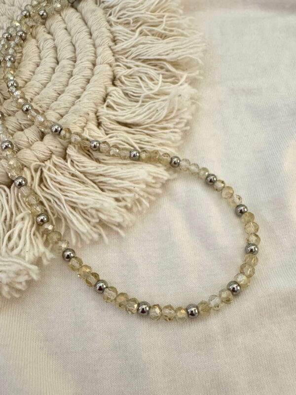 Collar cristales campagne 40 cm.