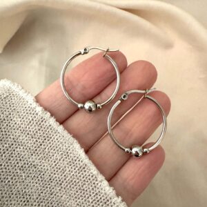 Argollas con bolitas