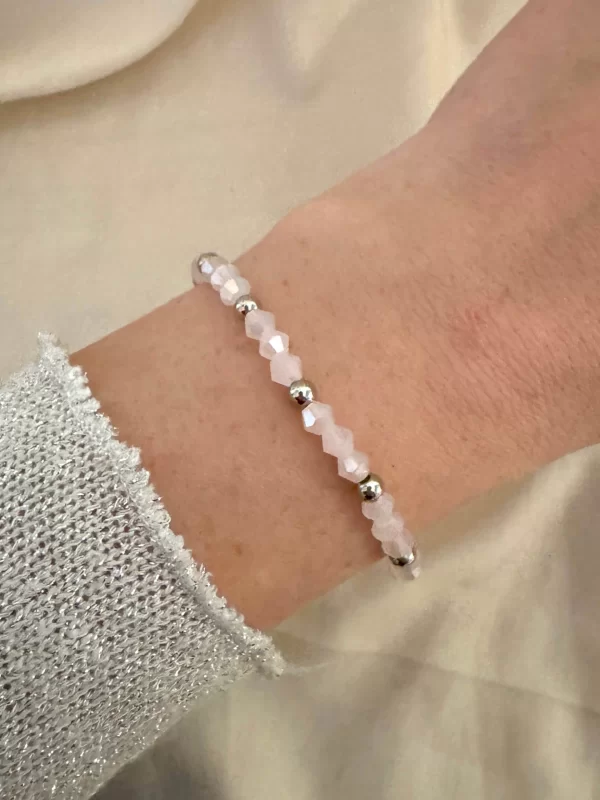 Pulsera cristales y bolitas