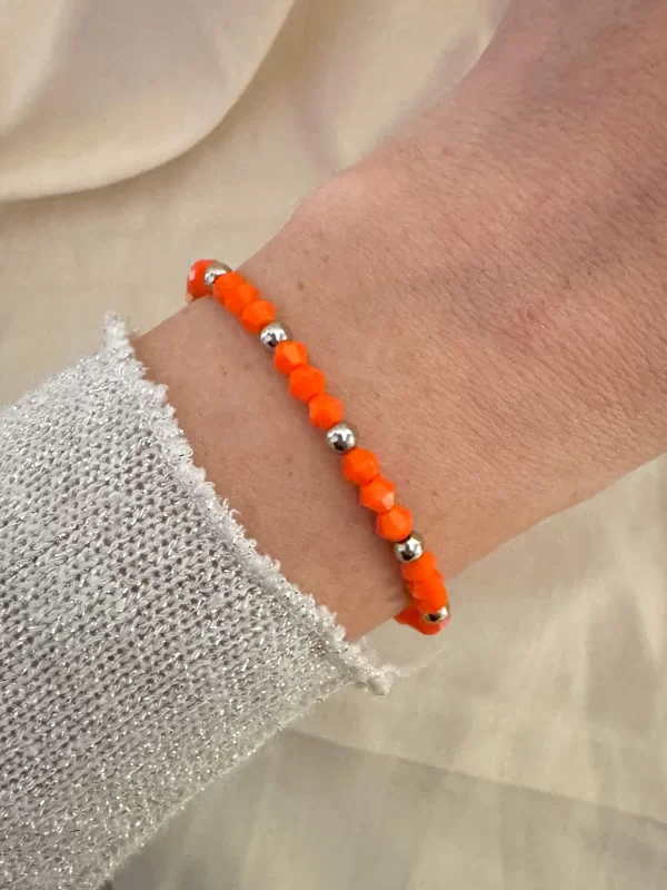 Pulsera cristales y bolitas