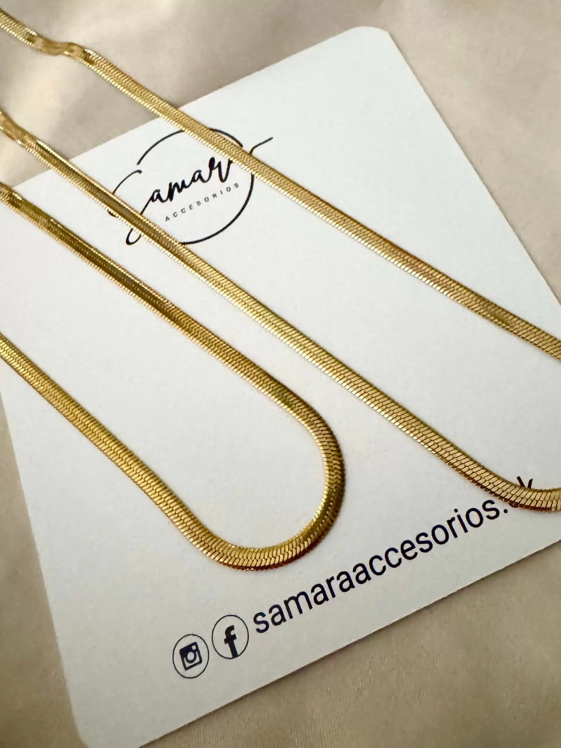 Collar clapton aplanada 48 cm.