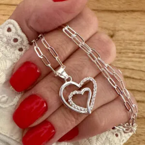 Collar corazones